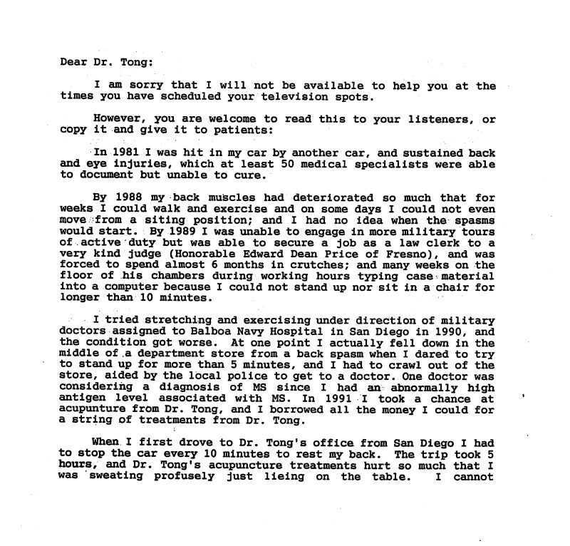 24.1 - Dr Tong Testimonial Letter