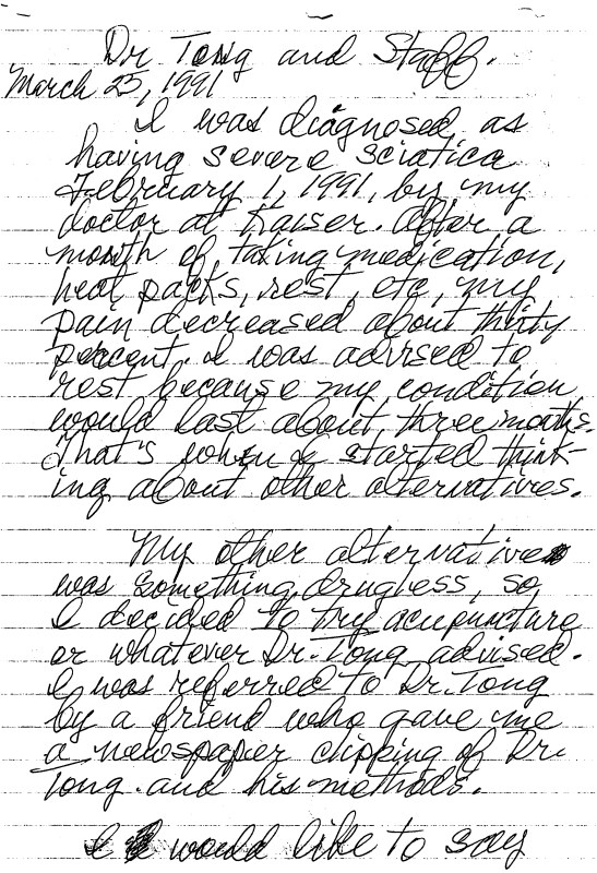 30.1 - Dr Tong Testimonial Letter