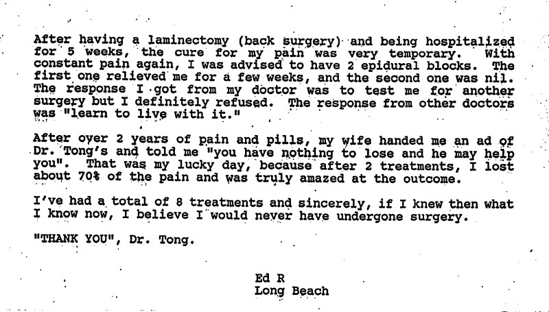 38 - Dr Tong Testimonial Letter