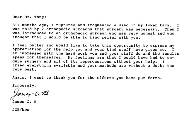 44 - Dr Tong Testimonial Letter